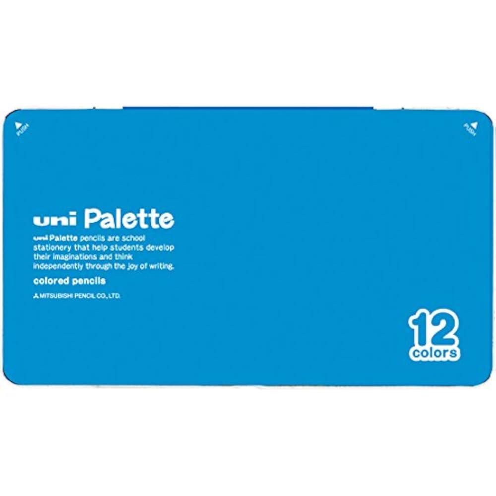 Mitsubishi Pencil Colored Pencil 880 Unipalet Elementary School Student Light Blue 12 Colors K880...