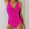 2025 Sexy One Piece Large Swimsuits Closed Female Plus Size Swimwear For Pool Beachwear Body Bathing Suits Women's Swimming Suit