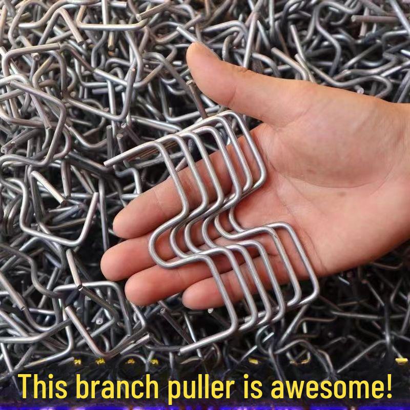 M-type Fruit Tree Branch Puller & Shaper with W-type Splitter, Hot-Dip Galvanized Steel Wire, Ideal for Cherry & Pear Trees