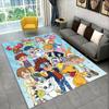 Digimon Adventure Angewomon Agumon Cartoon Carpet Rug for Bedroom Living Room Sofa Doormat Home Decor,Kid Area Rug Non-slip