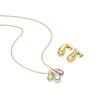 Set - LUXENTER - Necon - Rhodium Plated, 18K Yellow Gold and Rose Gold - Silver