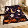 Halloween Ghost Pumpkin Coral Fleece Blanket