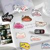 60Pcs Straykids Stickers Skzoo Bangchan Felix Hyunjin Star Surrounding Water Cups Luggage Handbag Decoration Stickers