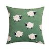 Green Pattern Printed Chair Soft Cushion Cover Pillowcase Sofa Cushions Decor Polyester Home Decorative Pillow Cases 45cm *45cm