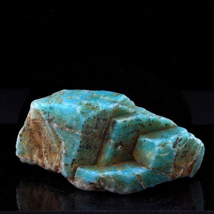 Pierres et Minéraux. Amazonite. 284.0 ct. Konso, Ethiopie.