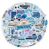 10/25/50 Stück Blaue Buchliebhaber Lese Buchliebhaber Sticker Graffiti für Wasserdichtes DIY Scrapbooking Handy Laptop Aufkleber Koffer
