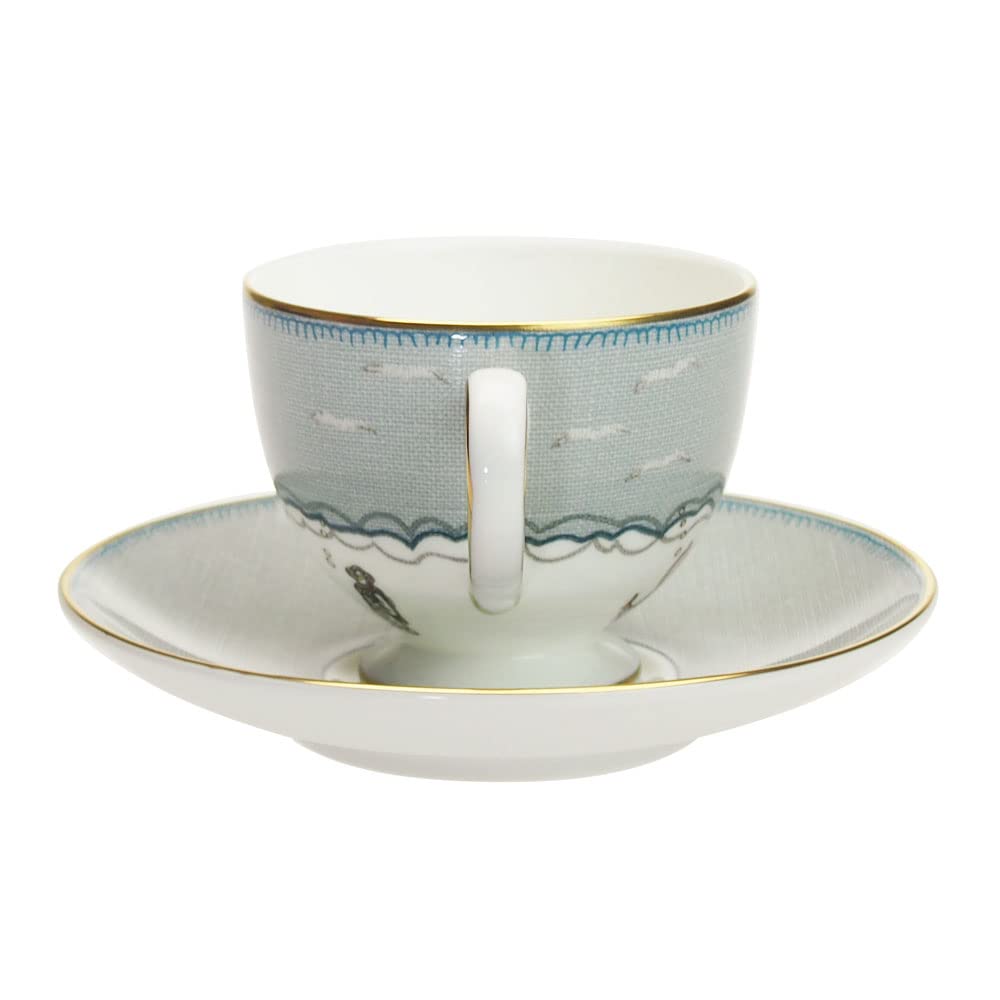 Wedgwood Sailor's Farewell Teacup and Saucer by Lee [Parallel Import]