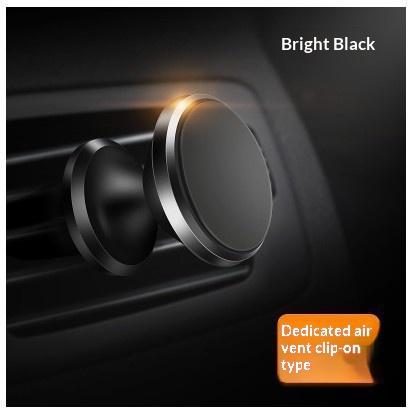 Metal Magnetic Car Phone Mount 360° Rotatable Strong Magnet Holder Easy Install Universal for All Mobile Phones Daily Use