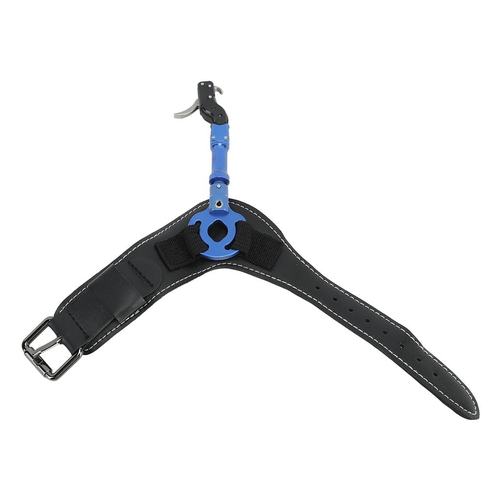 Bogenschießen Release-Hilfe 360 Grad Drehung Verstellbarer Handgelenkriemen Schwammpolster Compoundbogen Release-Hilfe für Bogenschießen im Freien