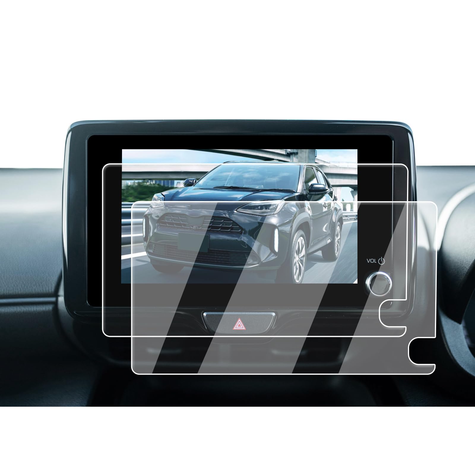 

ECOZEN Improved Cross Car Navigation System Protective Will Not Break Even When PET Exclusive for Yaris 10 Series and 15 Navigation System Protective
