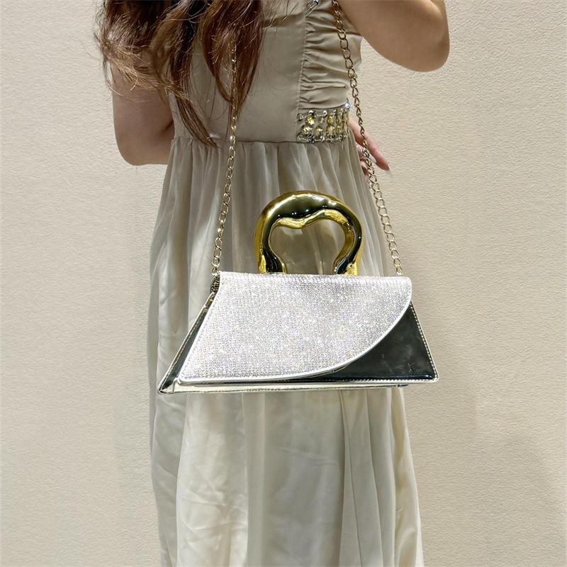 Tasche Damentasche Frühling und Sommer neu 2025 Europäische und amerikanische Mode Nische Handtasche Tasche Klappentyp Schulter Messenger kleine quadratische Tasche