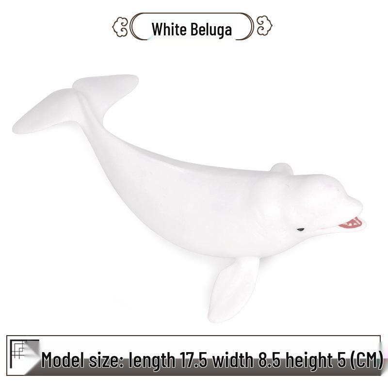 Polar Wildlife Animal Model Toy Set: Polar Bear & Penguin