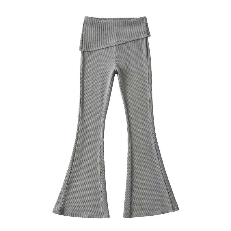Womens Streetwear Tracksuit Set Fitted Hooded Zip Top High Waist Flare Pants Slim Fit Fall 2025