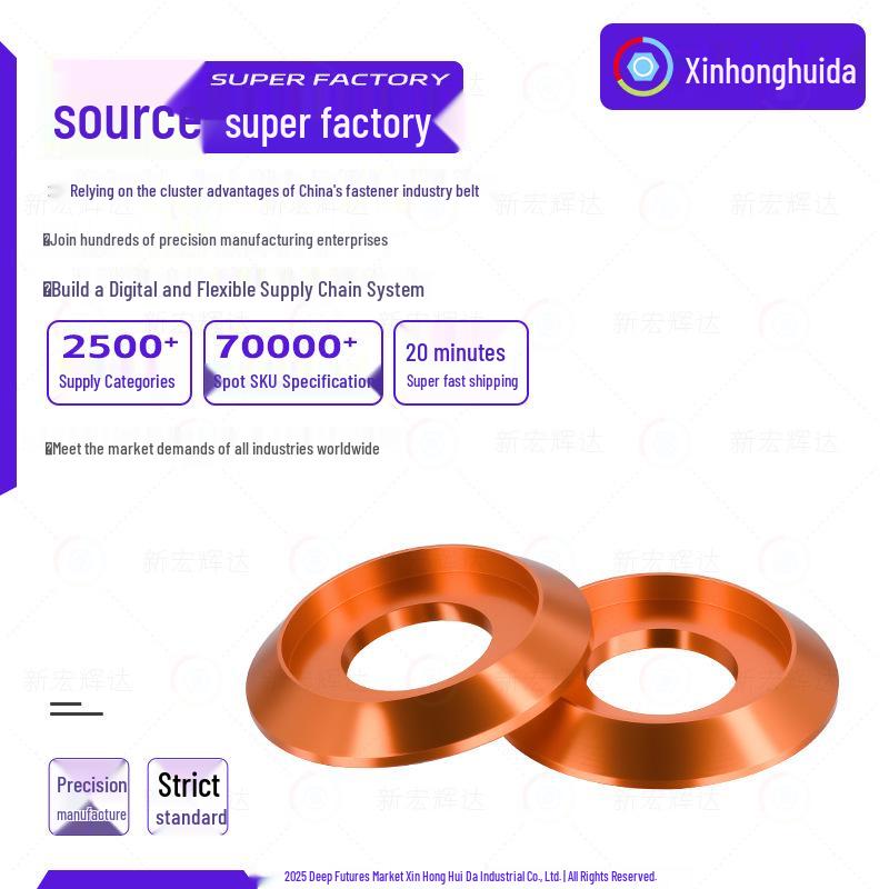 

Orange Groove Aluminum Alloy Countersunk Pan Head Screw Washers (M2.5, M3, M4, M5, M6, M8) M2.5 [Aluminum Alloy Pan Head Washer Orange]