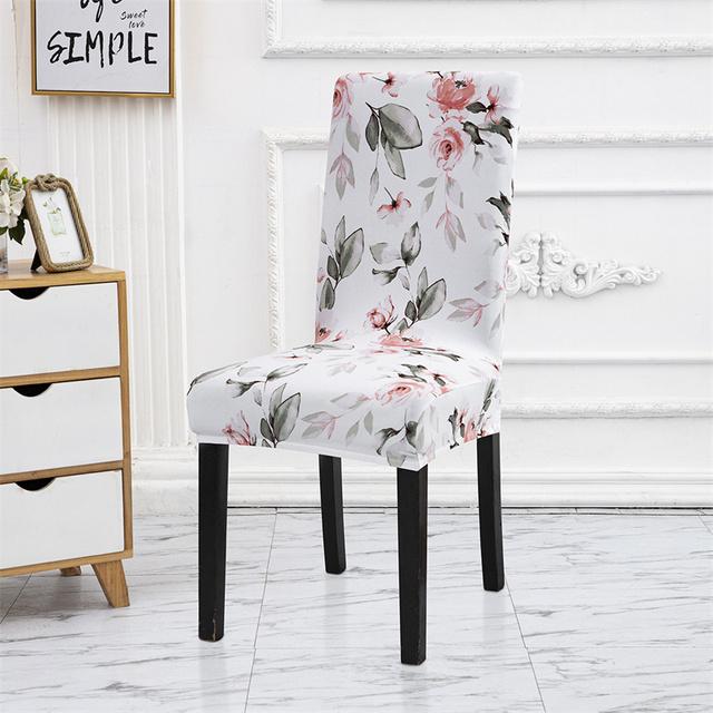 Geometry Chair Cover Dining Elastic Chair Covers Spandex Stretch Office Use Restaurant Weddings Banquet Hotel Seating Seat Covering 1pc