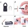 12Pcs Zippers Pulls Detachable Zippers Pulls Replacements Zippers Gripper Mend Fixer for Clothing Suitcase Luggage Bag
