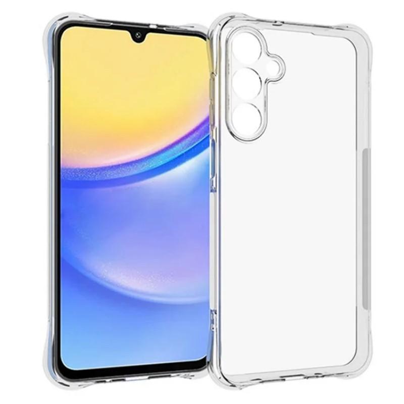 

For Samsung Galaxy A26 5G Clear TPU Case WANLONFENG TM Series 2.0mm Phone Back Cover Transparent