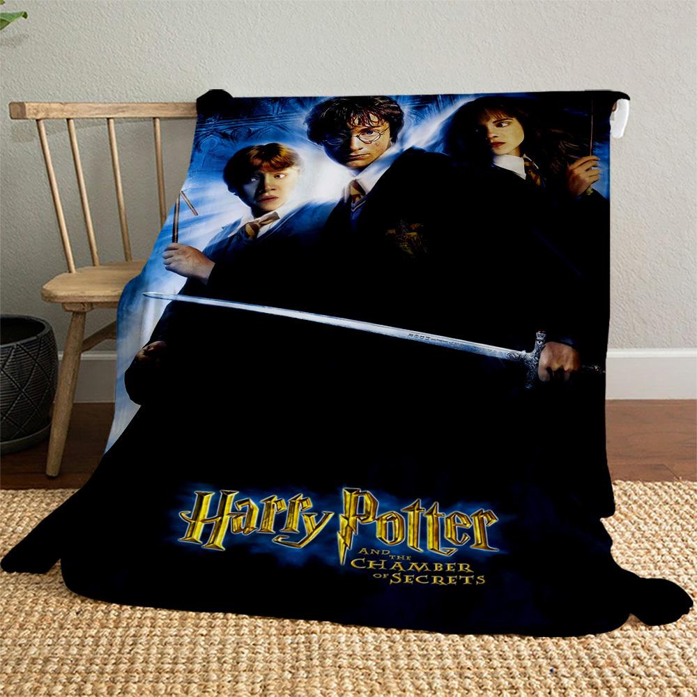 1 Stück Harry Potter Kammer des Schreckens Outdoor Flanell Überwurfdecke Ganzjahres Weiche Wärme, Heimdekoration 1031201