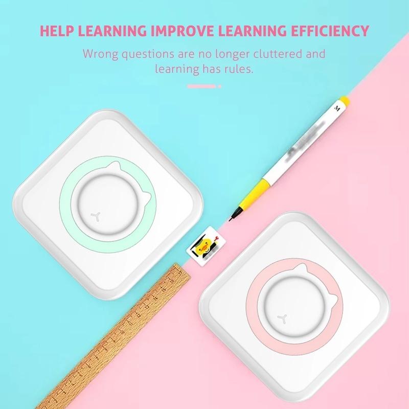 Mini Portable Photo Printer Pocket Thermal Printing Impresoras Bluetooth-compatible For Mobile Phone Android and iOS Gifts