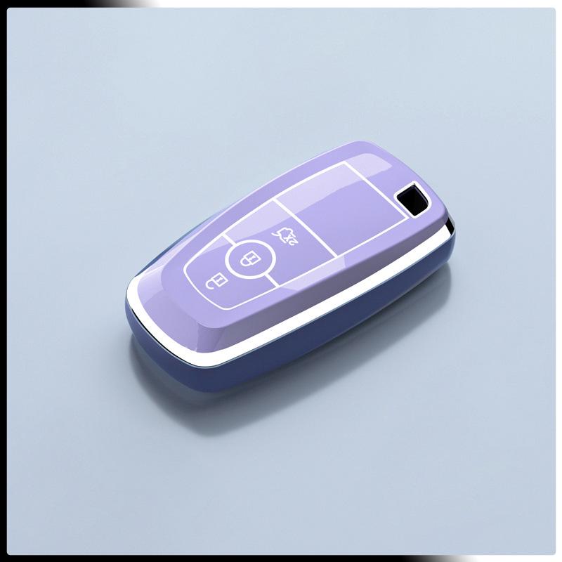 Ford Escort Key Case with Diamond Platinum Decoration for Men & Women, 2021 Model
