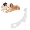 Nylon Bristle Dog Cats Finger Toothbrush Soft Bristle Ergonomic Finger Brush  for Small Pets