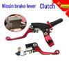 Nissin Brake & Clutch Levers with Anti-Fall Design for High-Performance Off-Road Motorcycles - Includes Left & Right Handlebars