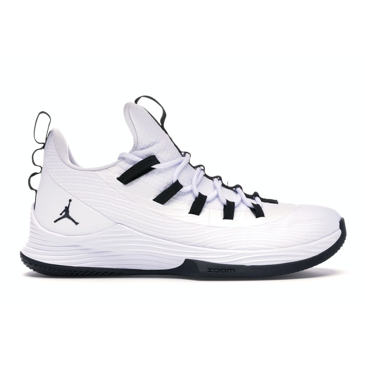 

Air Jordan Jordan Ultra Fly 2 Low Мужские кроссовки белые черно-белые AH8110-100