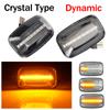 2Pcs For Toyota Landcruiser Land Cruiser 70 80 100 Series Flowing LED Side Marker Turn Signal Lights Indicator Blinker Lamps