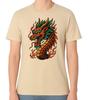Fire Dragon Japanese Tattoo Style T-Shirt East Asian Japanese Irezumi Tee