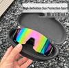 Modische Multisport-Sonnenbrille mit UV-Schutz für Radfahren, Skifahren und Autofahren