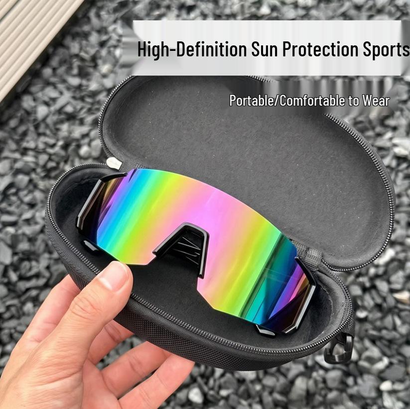 Modische Multisport-Sonnenbrille mit UV-Schutz für Radfahren, Skifahren und Autofahren