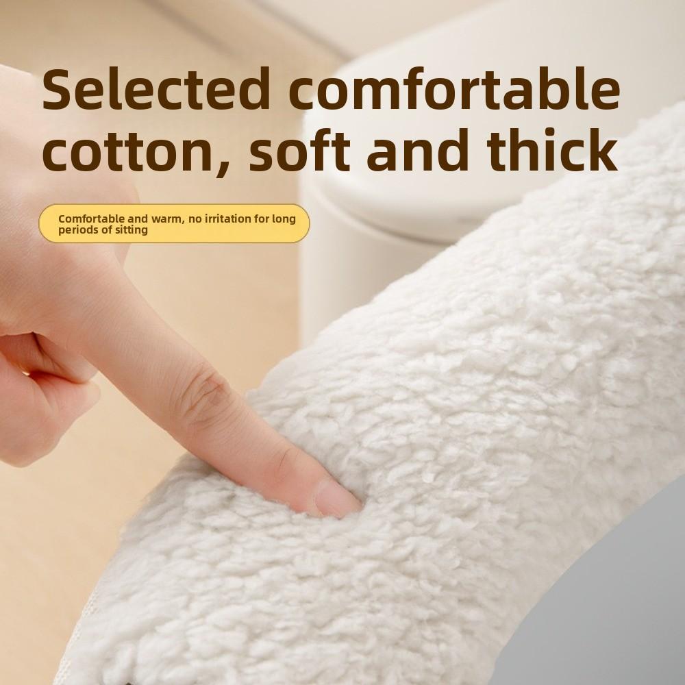 Warm Toilet Pad Soft Toilet Seat Cover Universal Toilet Seat Cushion  Household Use
