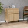 Vidaxl Chest of Drawers, Sonoma Oak, 60X35X70 Cm, Wood-Based Material