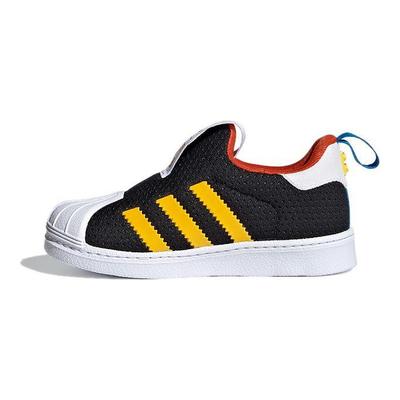LEGO x Superstar 360 Infant Černá Zelená Dětské Tenisky Core-Black Cloud-White FX4924