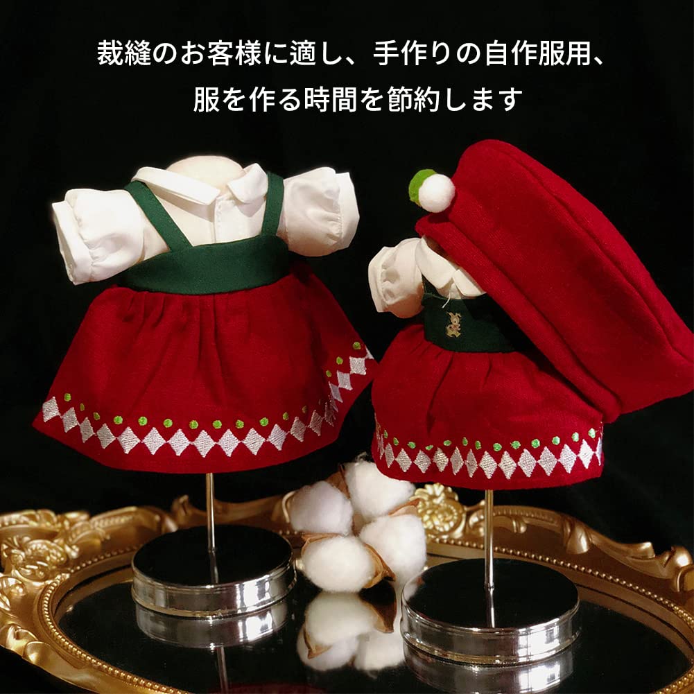 YUYAKESHI Dress Form, Mannequin, Clothing Display, Mannequin, Cotton Doll, Display Stand, Torso, 20cm, Plush Clothes, Fluffy, Genderless (15cm