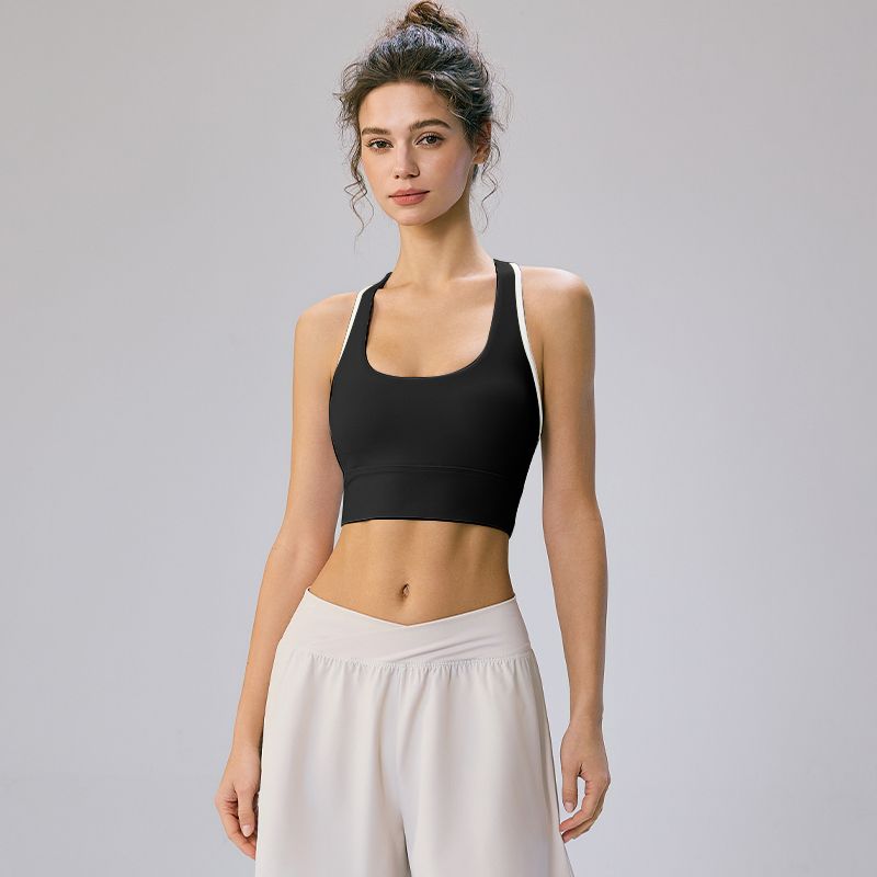 Mitaogirl Kendall Sports Tops Women's Beauty Back Underwear Running Bra I-Shaped Vest Fitness Yoga Wear Summer