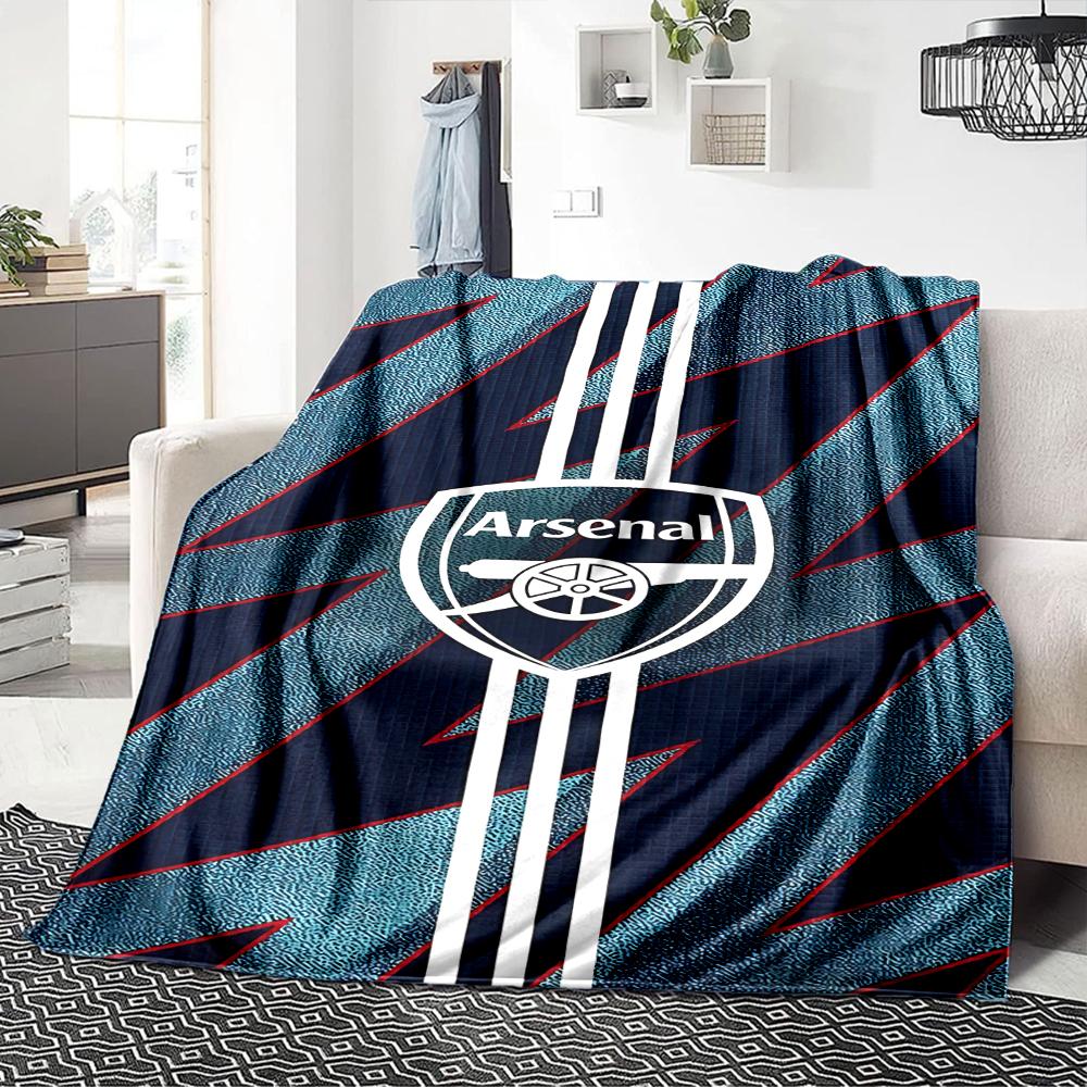 Coperte Celebrative Giocatori Arsenal Flanella Stampata Traspirante Calda Coperta da Divano per Casa Ufficio Coperte da Letto 0708a29