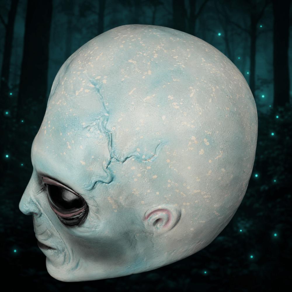 Masque intégral Masque d'extraterrestre Masque d'extraterrestre vert Masques d'extraterrestres Masque d'Halloween amusant Déguisement de Carnaval