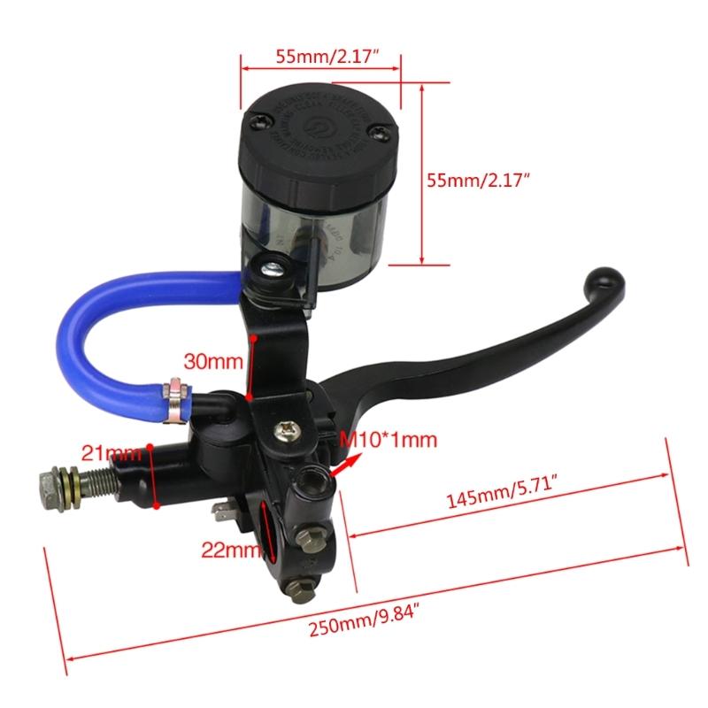 Brake Clutch Pump Master Cylinder Motorbike Lever Handlebar Hydraulic Clutch Racing-Motor Accessories for 22mm Dirt Bike