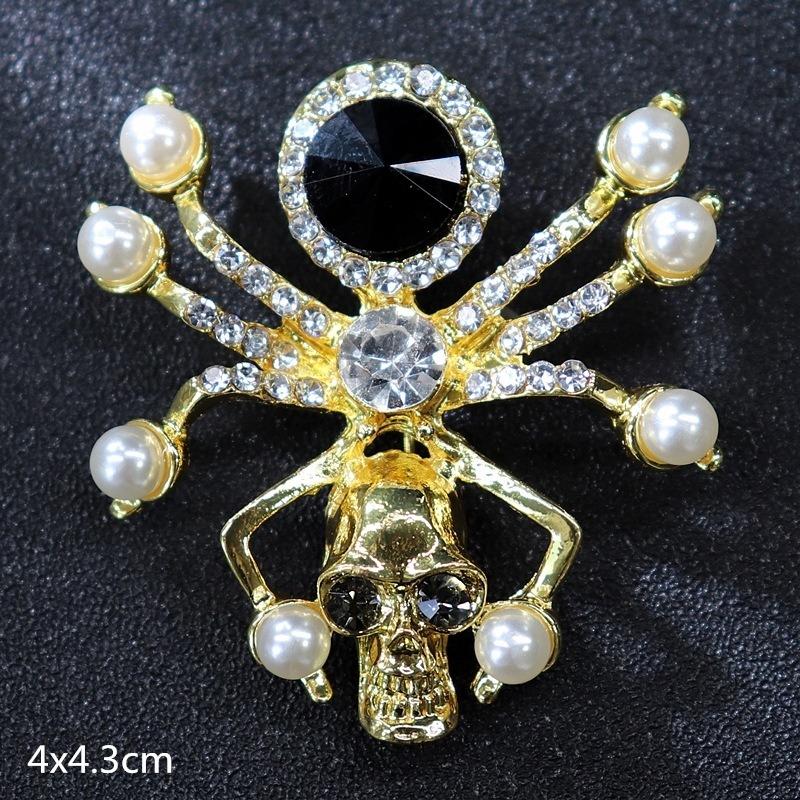Genuine Professional Amasht Brooch Retro High-end Temperament Luxury Pearl Diamond Pin Women's Suit and Accessories