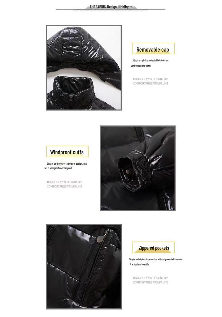 Men's Trendy Down Jacket: Handsome Winter Coat for Couples