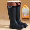 Damesmode Hoge Waterdichte Antislip Rubberen Regenschoenen met Zachte Zool