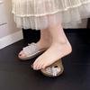 Fashion Retro Fashion Tassel Flat Slippers Women Summer Outside Wear Casual Flat Comfortable Slippers