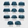 12pcs/set Silicone Cupcake Baking Cups Reusable & Non-stick Muffin Liners Holders Set Silicone Cake Molds