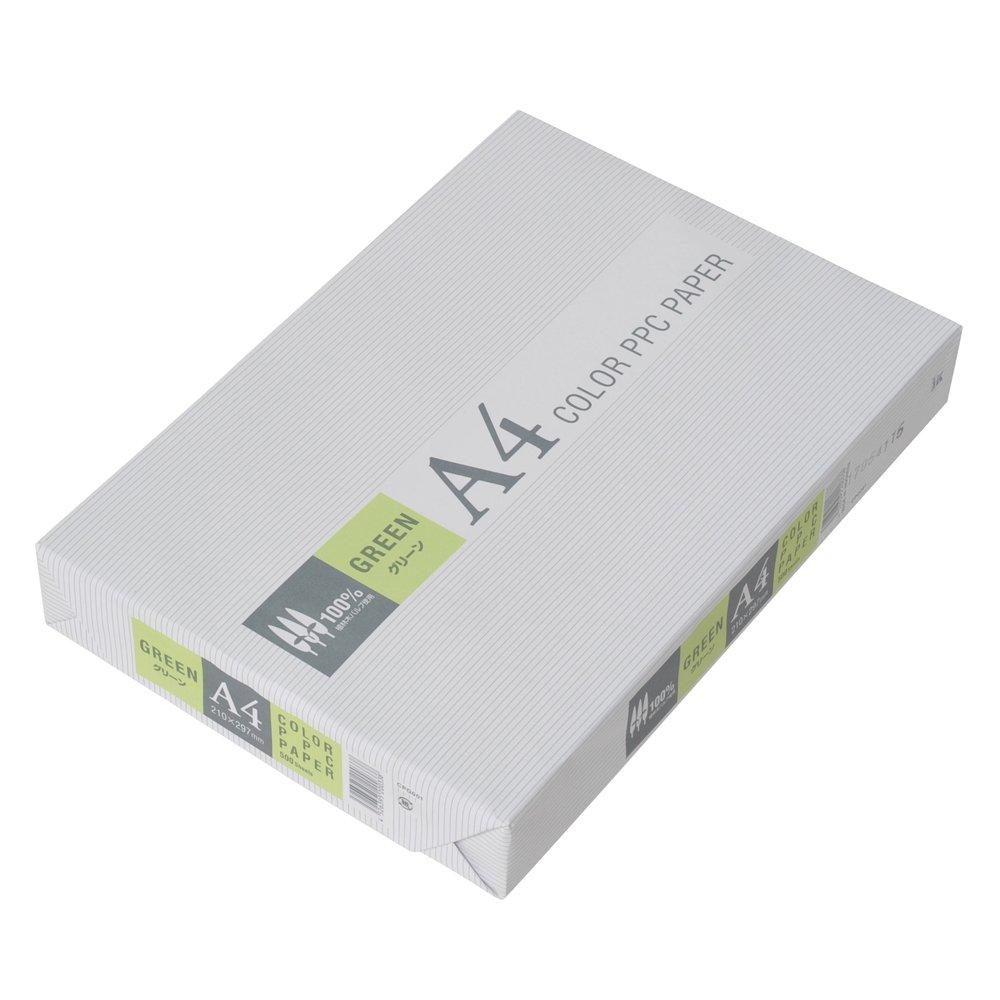 APP Color Copy 500 Sheets Paper, A4, Green, 0.09mm Thickness,