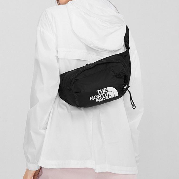 The North Face 3L Casual Sports Lightweight Waist Bag Outdoor Bag Unisex Bags Black NF0A52RW