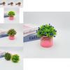 Starry Sky Artificial Flower Pot For Home Office Decor With Plastic Material And Wedding Use