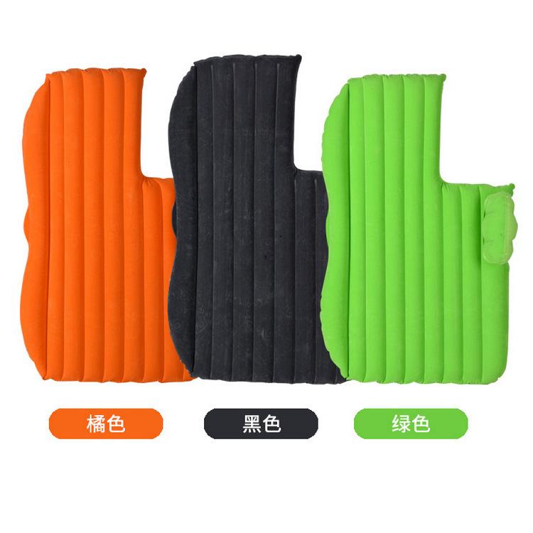 Ergonomic Car Travel Inflatable Mattress Airbed Mattress Camping SUV Extended Air Sofa Car Travel Bed 12V Air Pump 2 Air Pillows