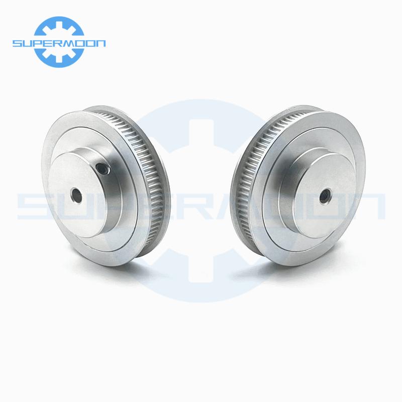 2GT 60 teeth Timing Pulley Bore 5-15mm Belt width 6/10/15mm GT2 Aluminum Alloy Pulley Transmission Components 3D Printer Parts