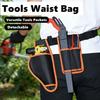 Sac à outils de taille électrique pour taille-haie de jardin avec boîte de rangement pour batterie et ceinture, Sac de rangement portable pour ciseaux de taille d'extérieur